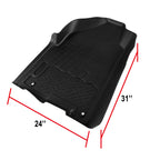 2009-2018 Dodge RAM Quad Cab All Weather Heavy Duty Rubber Front Floor Mats - 2 PC