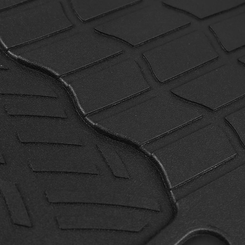 2009-2018 Dodge RAM Quad Cab All Weather Heavy Duty Rubber Front Floor Mats - 2 PC