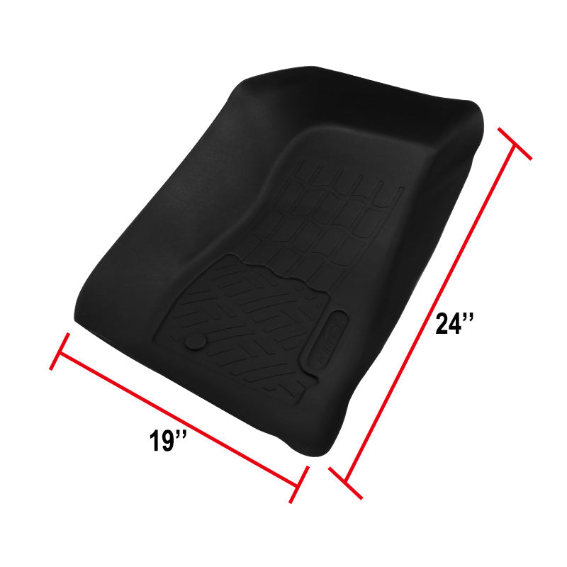 2014-2018 Jeep Wrangler JK 4DR All Weather Heavy Duty Rubber Front & Rear Floor Mats - 3PC