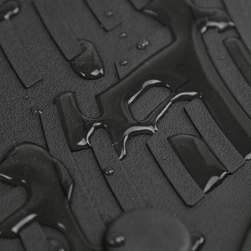 2014-2018 Jeep Wrangler JK 4DR All Weather Heavy Duty Rubber Front & Rear Floor Mats - 3PC