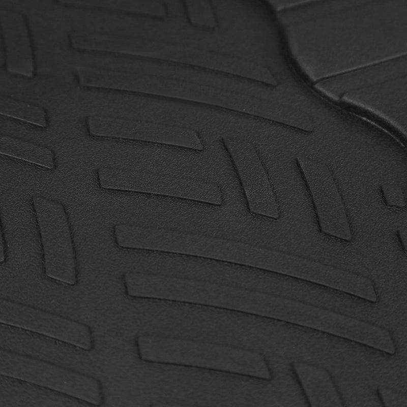 2009-2014 Ford F-150 Super Crew Cab All Weather Heavy Duty Rubber Front Floor Mats - 2PC