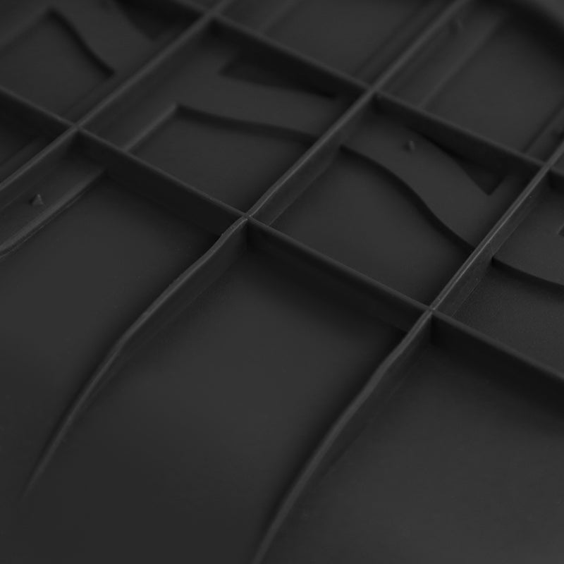 2009-2014 Ford F-150 Super Crew Cab All Weather Heavy Duty Rubber Front Floor Mats - 2PC