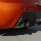 Apexi N1 Style 2.5" Inlet Exhaust Muffler - 4" Burnt Blue Titanium Tip
