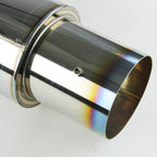 Apexi N1 Style 2.5" Inlet Exhaust Muffler - 4" Burnt Blue Tip