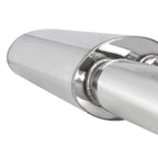 Universal DTM Style 2.5" Inlet/3" Outlet Stainless Steel Exhaust Muffler w/ Dual Tips