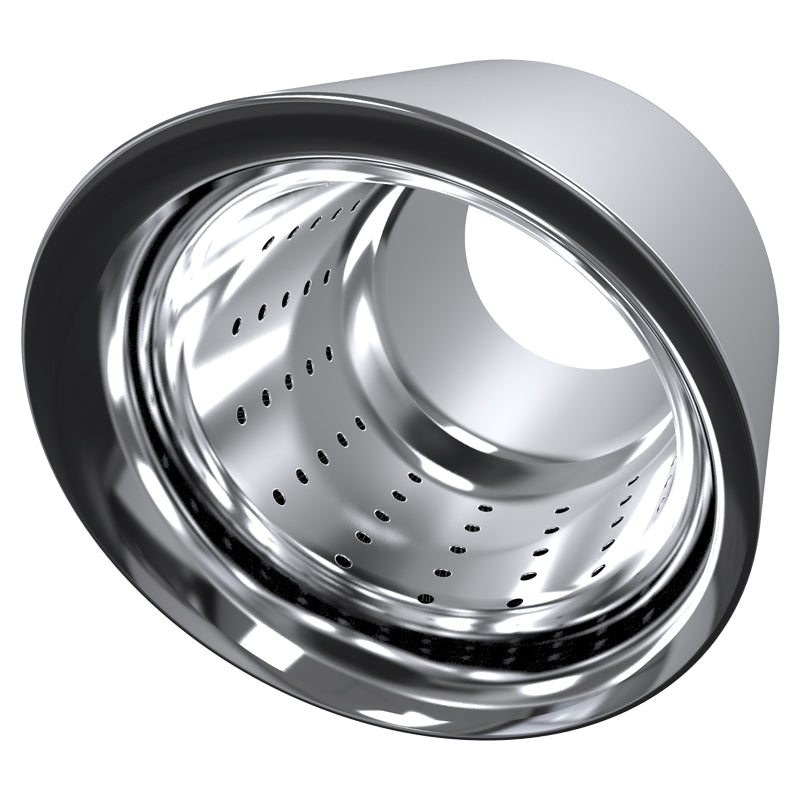Universal 2.5" Inlet/3.5" Oulet Chrome Stainless Steel Exhaust Muffler Tip