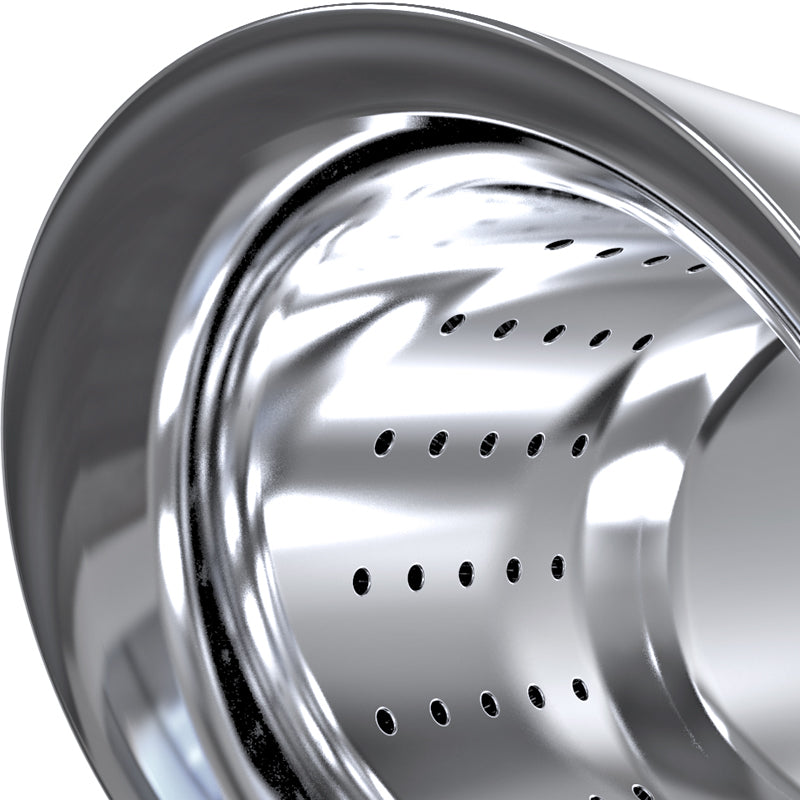 Universal 2.5" Inlet/3.5" Oulet Chrome Stainless Steel Exhaust Muffler Tip