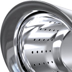 Universal 2.5" Inlet/3.5" Oulet Chrome Stainless Steel Exhaust Muffler Tip
