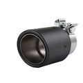 Universal 2.5" Inlet/3.5" Outlet Carbon Fiber Cover Exhaust Tip