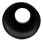 Universal 4" Inlet/8" Outlet Black Stainless Steel Bolt-On Angled Exhaust Tip