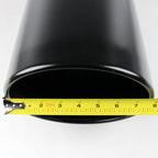 Universal 5" Inlet/8" Outlet Black Stainless Steel Bolt-On Angled Exhaust Tip