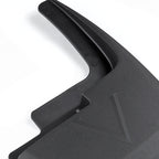 2015-2018 Ford F-150 Black ABS Front & Rear Mud Flap Splash Guards (Models with OEM Wheel Lip Moldings)