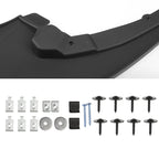2009-2018 Dodge RAM 1500 / 2019-2021 Dodge RAM Classic / 2010-2018 RAM 2500 3500 Black ABS Front & Rear Mud Flap Splash Guards (Models without OEM Wheel Lip Moldings)