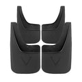 2014-2018 GMC Sierra 1500/2500HD/3500HD ABS Front & Rear Mud Flap Splash Guards (Single Rear Wheel Models Only)
