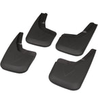 2014-2018 Chevrolet Silverado 1500/2500HD/3500HD ABS Front & Rear Mud Flap Splash Guards (Models without Fender Flares & Single Rear Wheel)