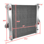 2003-2009 Dodge RAM 2500/3500 5.9L/6.7L Cummins Aluminum 2-Row Performance Radiator