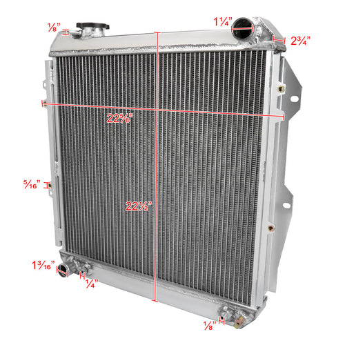 1988-1995 Toyota Pickup/4Runner V6 Aluminum 3-Row Performance Radiator