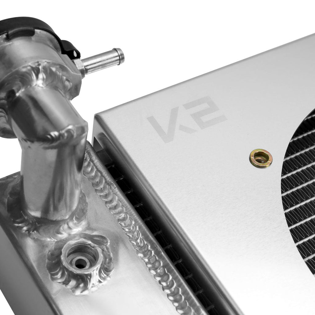 1991-2001 Jeep Cherokee/Comanche 2.5L/4.0L 3 Row Radiator with Fan Shroud