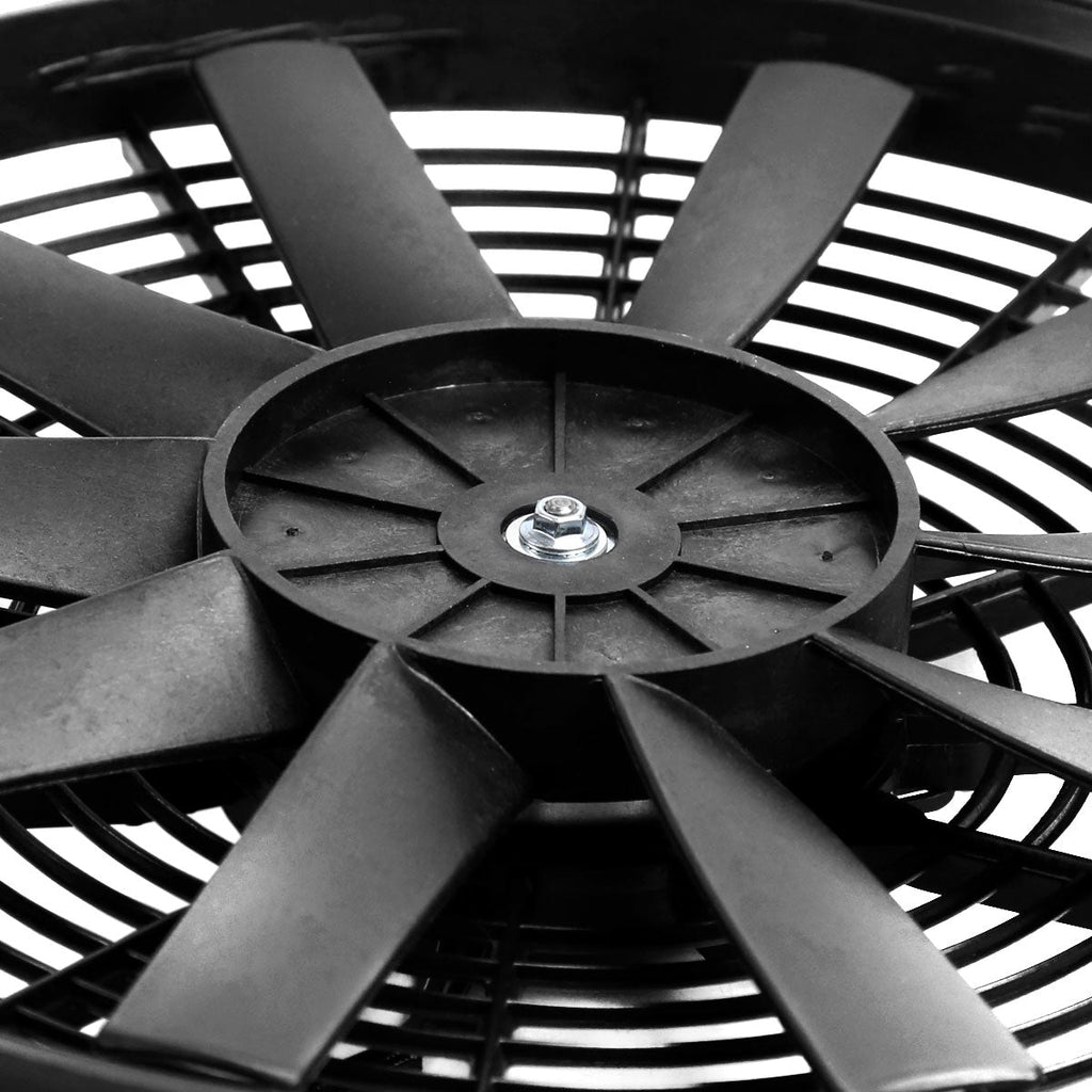 Universal 14 Inch 12V/160W Radiator Cooling Fan Kit