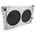 1982-2002 Chevrolet S10/Blazer/Corvette 3 Row Radiator with Dual Fan Shroud Design