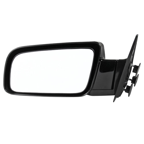 1988-1999 Chevrolet C/K Blazer/Tahoe GMC C10/Yukon Glossy Black Manual Adjustable Side Mirror - Driver Side Only