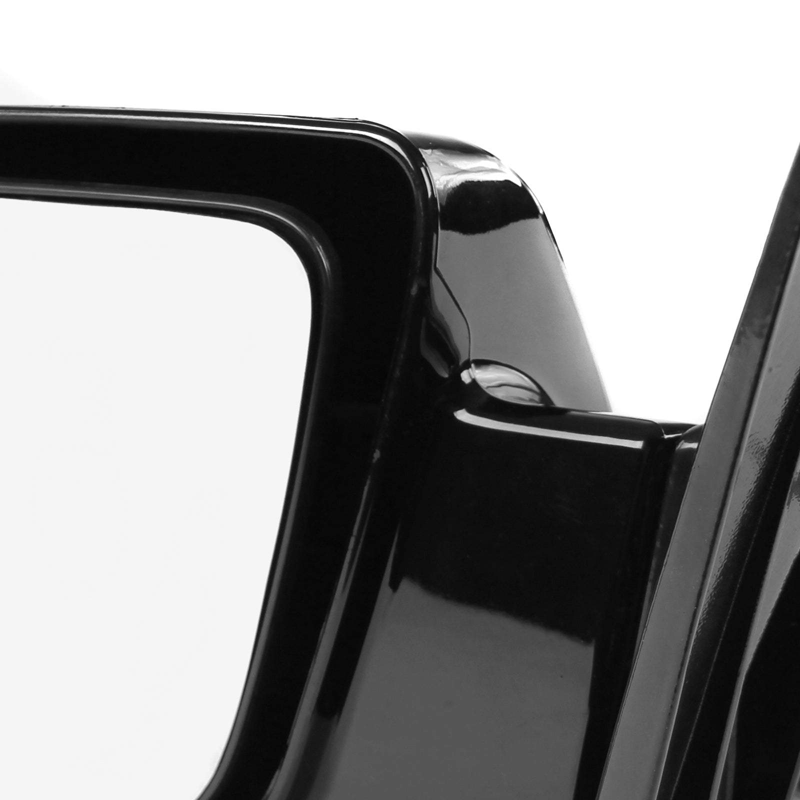 1988-1999 Chevrolet C/K Blazer/Tahoe GMC C10/Yukon Glossy Black Manual Adjustable Side Mirror - Driver Side Only