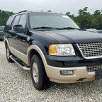 2003-2006 Ford Expedition Matte Black Power Adjustable & Heated Side Mirrors w/ LED Turn Signal Lights