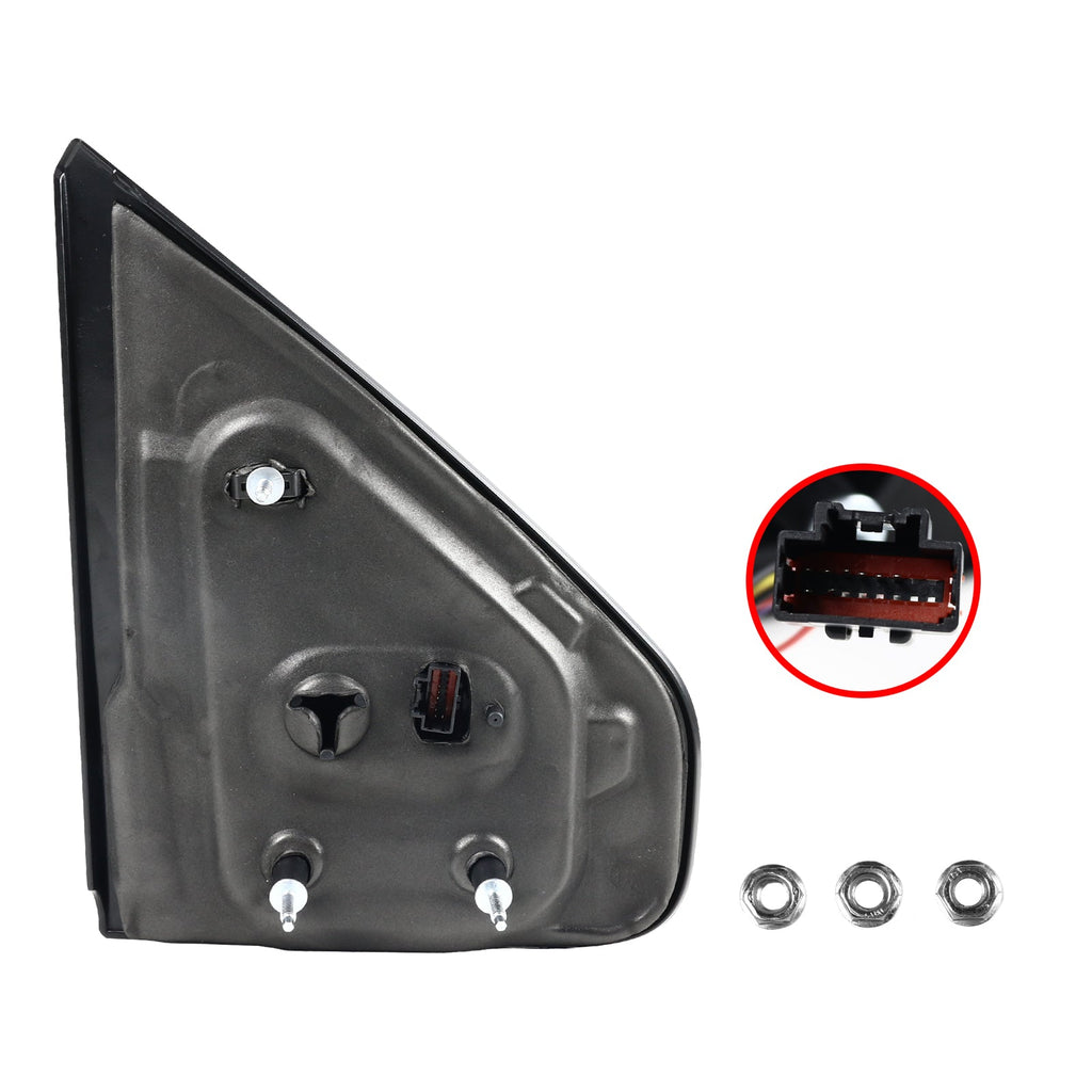 2004-2006 Ford F-150 Black Power Adjustable & Heated Side Mirror w/ LED Turn Signal - Driver Side Only