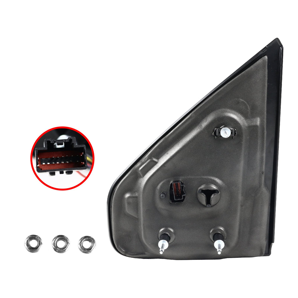 2004-2006 Ford F-150 Black Power Adjustable & Heated Side Mirror w/ LED Turn Signal - Passenger Side Only