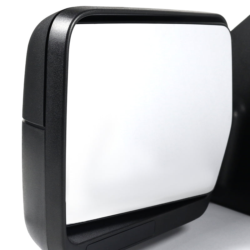 2004-2006 Ford F-150 Black Manual Adjustable Side Mirrors
