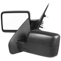 2004-2006 Ford F-150 Black Manual Adjustable Side Mirrors