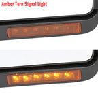 2007-2014 Ford F-150 Chrome Power Adjustable & Heated Side Mirror w/ LED Amber Turn Signal & Puddle Light - Passenger Side Only
