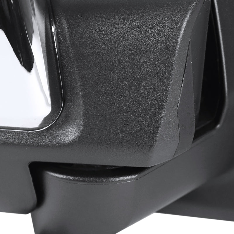 2015-2020 Ford F-150 Chrome Power Adjustable & Heated Side Mirror w/ LED Turn Signal Light - Passenger Side Only