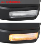 2015-2020 Ford F-150 Black Power Adjustable & Heated Side Mirror w/ LED Turn Signal Light - Driver Side Only