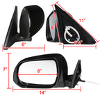 2008-2013 Toyota Highlander 5-Pin Power Adjustable & Heated Side Mirror - Driver Side Only