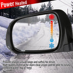 2008-2013 Toyota Highlander 7-Pin Power Adjustable & Heated Side Mirror w/ LED Puddle Light - Driver Side Only
