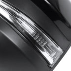 2014-2016 Toyota Highlander Glossy Black 5-Pin Power Adjustable Side Mirror w/ LED Turn Signal Light - Driver Side Only