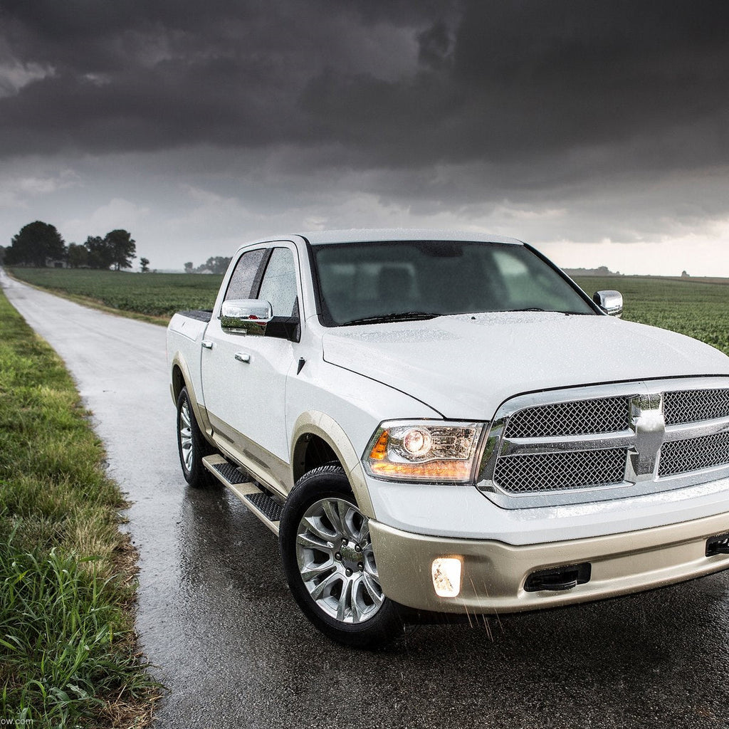2013-2019 Dodge RAM Chrome Power Adjustable, Heated Side Mirror w/ LED Turn Signal & Puddle Light - Passenger Side Only