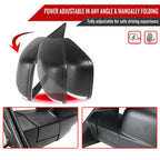 2013-2019 Dodge RAM Black Power Adjustable, Auto-Fold, & Heated Side Mirror w/ LED Turn Signal & Puddle Light - Driver Side Only