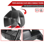 2013-2019 Dodge RAM Black Power Adjustable, Auto-Fold, & Heated Side Mirror w/ LED Turn Signal & Puddle Light - Passenger Side Only