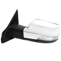 2019-2024 Dodge RAM 1500 Chrome Power Adjustable, Auto-Fold, BSD & Heated Side Mirror w/ LED Puddle and Turn Signal Light - Driver Side Only