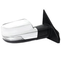 2019-2024 Dodge RAM 1500 Chrome Power Adjustable, Auto-Fold, BSD & Heated Side Mirror w/ LED Puddle and Turn Signal Light - Passenger Side Only