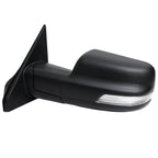 2019-2024 Dodge RAM 1500 Black Power Adjustable, Manual Fold, BSD & Heated Side Mirror w/ LED Puddle and Turn Signal Light - Driver Side Only