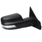 2019-2024 Dodge RAM 1500 Black Power Adjustable, Auto-Fold, BSD & Heated Side Mirror w/ LED Puddle and Turn Signal Light - Passenger Side Only