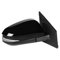 2013-2015 Toyota RAV4 Glossy Black 10-Pin Power Adjustable, Auto-Fold, Heated, & BSM Side Mirror w/ LED Turn Signal Light - Passenger Side Only