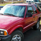 1994-1998 Chevrolet Blazer/ Isuzu Hombre/ GMC Jimmy/Sonoma Glossy Black Manual Adjustable Side Mirror - Driver Side Only