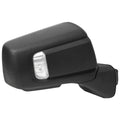 2019-2026 GMC Sierra 1500 Black Power Adjustable, Manual Fold, BSD & Heated Side Mirror w/ LED Puddle and Auxiliary Light - Passenger Side Only