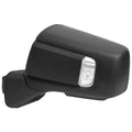 2019-2026 GMC Sierra 1500 Black Power Adjustable, Auto-Fold, BSD & Heated Side Mirror w/ LED Puddle and Auxiliary Light - Driver Side Only
