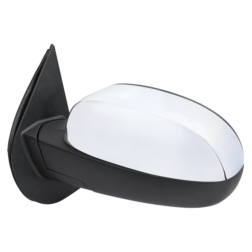 2007-2013 Chevrolet Silverado GMC Sierra Chrome Power Adjustable, Auto-Fold & Heated Side Mirror w/ LED Puddle and Turn Signal Light - Driver Side Only