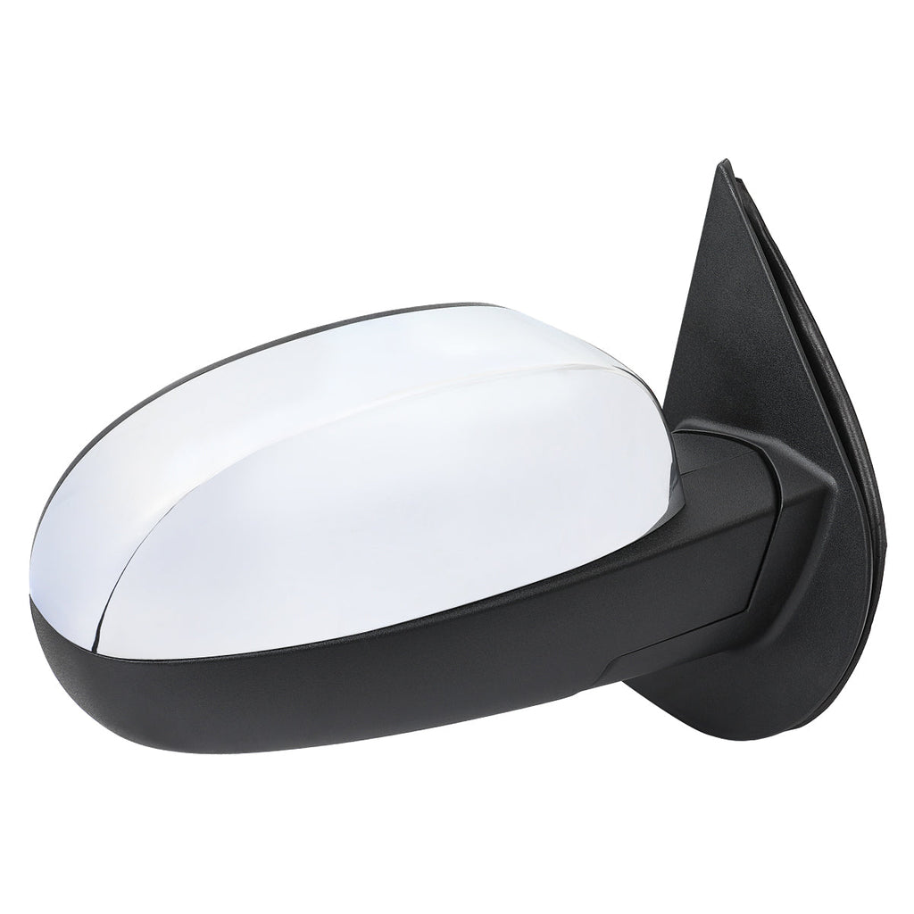 2007-2013 Chevrolet Silverado GMC Sierra Chrome Power Adjustable, Auto-Fold & Heated Side Mirror w/ LED Puddle and Turn Signal Light - Passenger Side Only